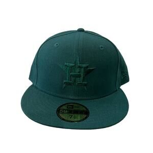 New era Houston Astros Green Tonal Fitted hat 7 1/2